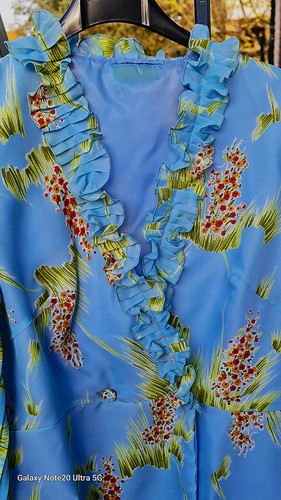 Vestaglia estiva donna azzurra