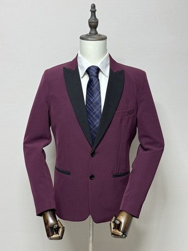 Giacca uomo yuke bordeaux - giacca,