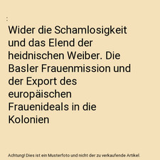 Wider die Schamlosigkeit und