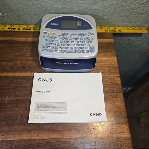 Casio dvd disc - cw-75, cd