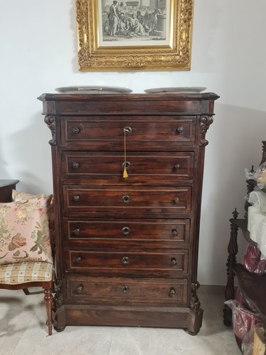 Bellissima cassettiera antica - cassettiera,