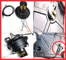 TECHNICS SL 1200 /  1210 KIT PER MONTAGGIO ESTERNO DI CAVI RCA PHONO AUDIO