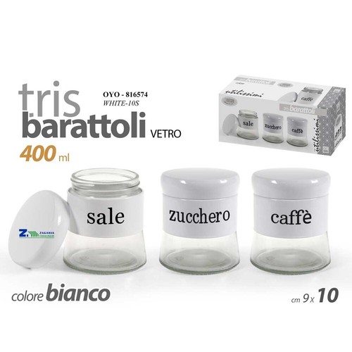 Set tris barattoli cucina - set,