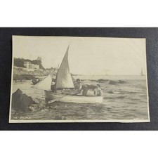 Cartolina Sturla - Barca