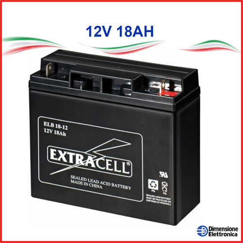 Batteria 12v 18ah sigillata - 18ah,