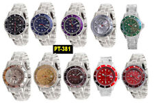 PT-381 Orologio in policarbonato  Ø 40mm modello UNISEX 3 varianti cinturini