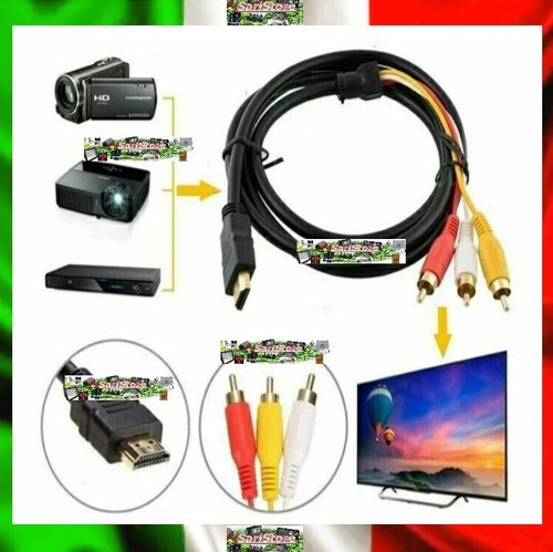 Cavo adattatore hdmi rca - a,