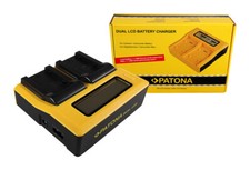 Caricabatteria rapido DUAL LCD