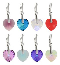 Orecchini a cuore in argento