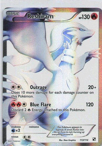 Reshiram holo - reshiram, (113