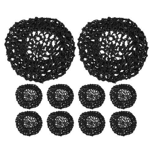 10pz reti per capelli nere - capelli,