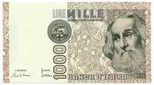 1000 lire marco polo - marco, lettera