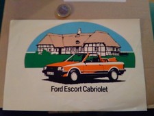 ADESIVO VINTAGE STICKER KLEBER  FORD ESCORT CABRIOLET 