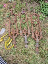 Antica balaustra in ghisa x 3 curve giardino francese interior design 