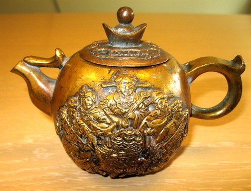 Teiera bronzo fuso - bronzo,