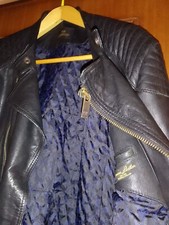 giubbotto Scotch e Soda Amsterdam pelle nero tg l