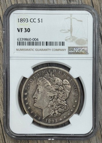 1893 morgan dollar - 1893, $1
