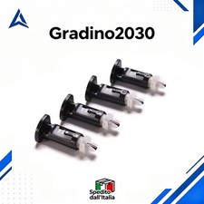 4x Clip Fissaggio Dissipatore CPU Intel Socket 775 1155 Push Pin Plastica