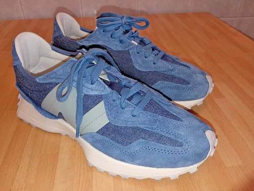 New balance 327 blue white - balance,