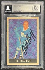 DICK DUFF SIGNED 1961-62