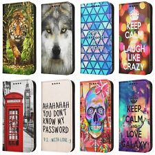 Custodia Cover a Libro Samsung Galaxy Vari modelli in Ecopelle qualità AB2