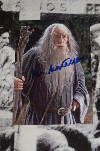 Autografo ian mckellen - ian,