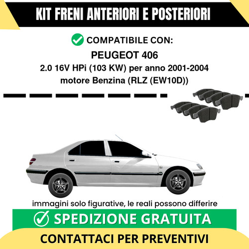 Pastiglie freno ant - ant, post