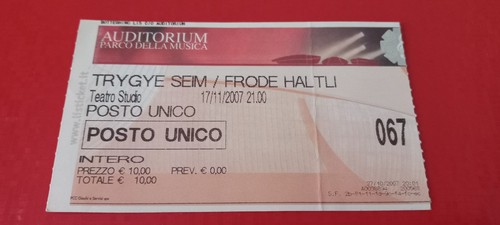 Biglietto concerto trygye seim - concerto,