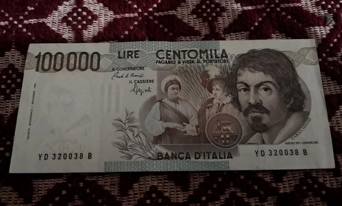 Banconota italiana 100000 lire - italiana,