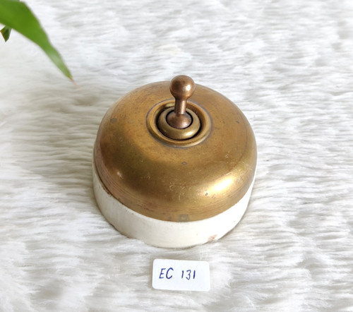 Antico vitreo ottone ceramica - vitreo,