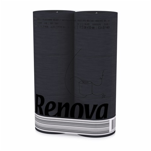 Renova carta igienica nero - renova,