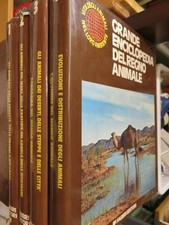 GRANDE ENCICLOPEDIA DEL REGNO ANIMALE animali nel loro ambiente 4 volumi Fabbri