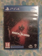 BACK 4 BLOOD PS4 Sony PlayStation 4 As New CIB Zombie Shooter Sparatutto WBgames