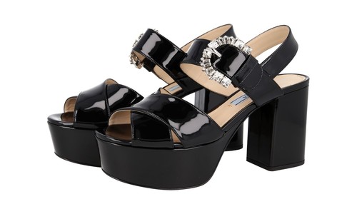 Luxury prada plateau sandals - prada,