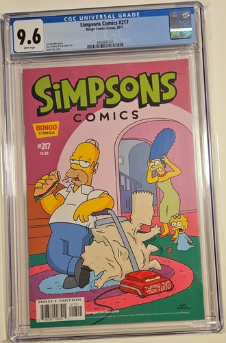 Simpsons comics 217 cgc 6 - comics,