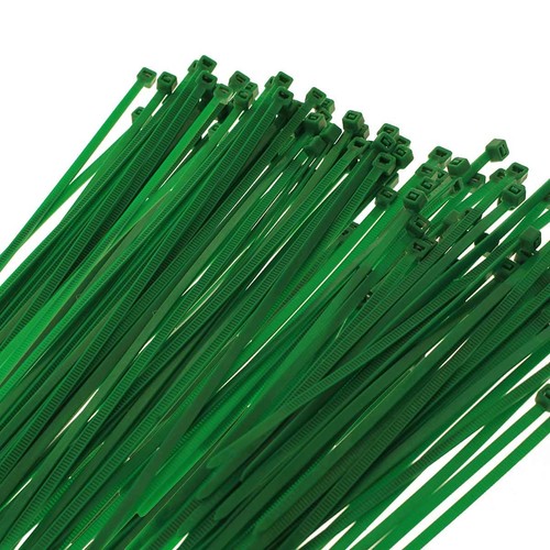 100 fascette plastica verdi - 100,