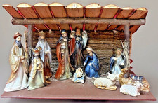 Set Natività 11 Pezzi Vintage