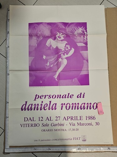 Manifesto mostra daniela - manifesto, di