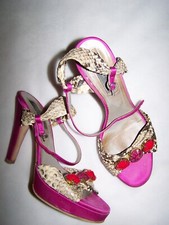 SCARPE  SANDALI GIANNI MARRA N 39  100% SUMMER LUXURY SHOES MADE IN ITALY