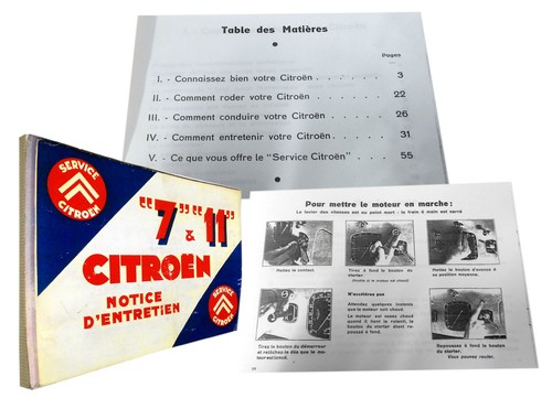 Citroen notice entretien - citroen,