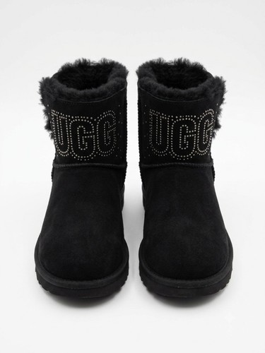 Ugg black classic gem mini - black,