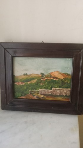 Antico dipinto tavola - su,