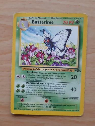 Butterfree carta pokémon - butterfree,