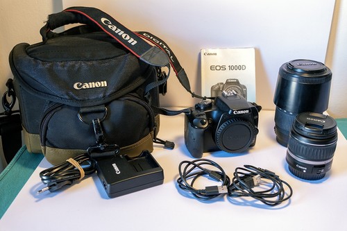 Canon eos 1000d efs - 18/55, +