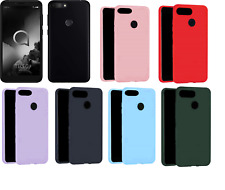 COVER per ALCATEL 1S (2019) 5024F 5024D Custodia GEL silicone matte tpu + VETRO
