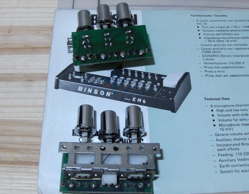 Binson echorec pulsantiera - binson,
