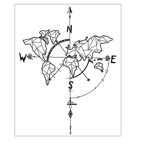 Cartina geografica mondo - geografica,
