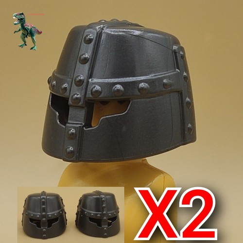 Playmobil casco grigio - playmobil, x2