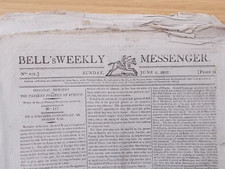 ORIGINAL ANTIQUE NEWSPAPER