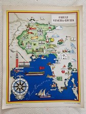 '50 vecchia cartina FRIULI